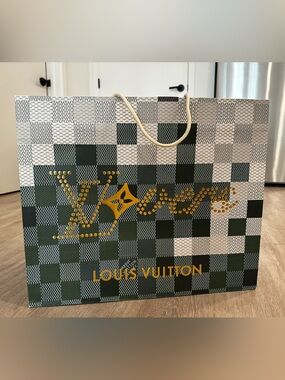 LOUIS VUITTON X PHARRELL 19.3 inch Extra Large Authentic Shopping Tote Gift Bag